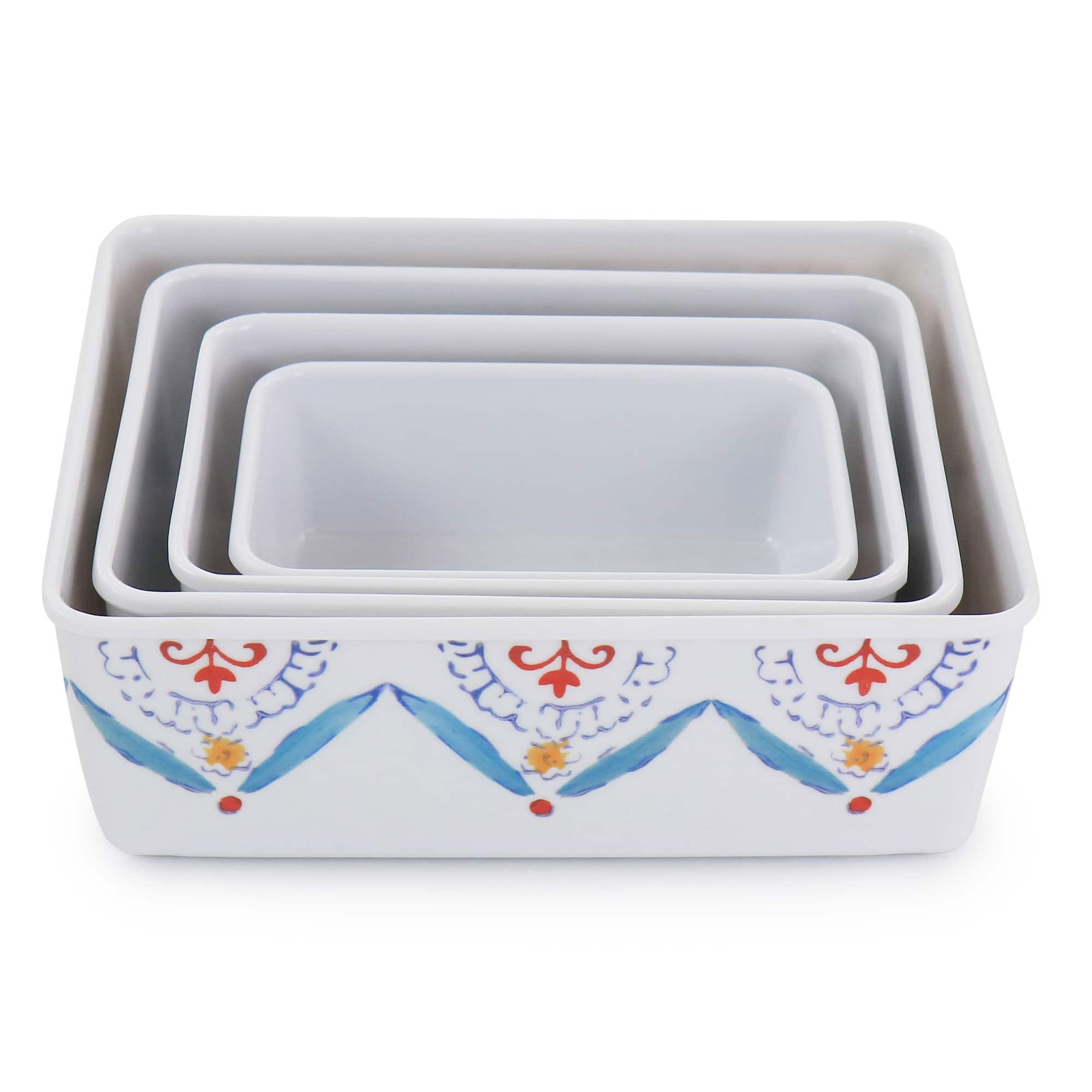 Gibson Home® 8-Piece Anaya Rectangular Nesting Food Storage Set